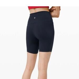 Lululemon Wunder Train High-Rise Short 6" Women's 4 True Navy
